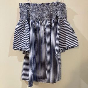 Zara off-the-shoulder dress sz M